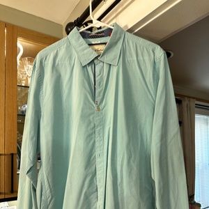 Robert Graham Teal L/S X-Large Tailored Fit - There have straps for s/s convers